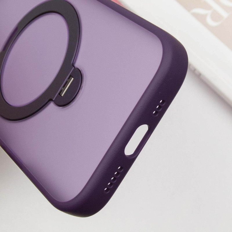 Заказать Чехол Ummi Colorful with Magnetic Safe HQ Ring для Apple iPhone 15 Pro Max (6.7") (Purple) на vchehle.ua