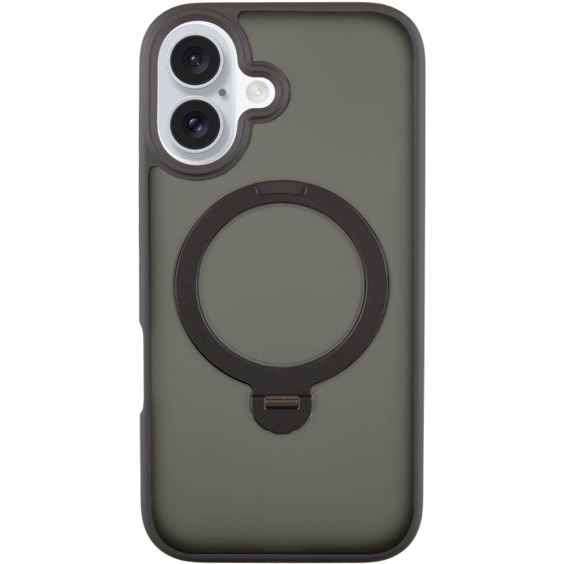 Чехол Ummi Colorful with Magnetic Safe HQ Ring для Apple iPhone 16 (6.1") (Black)