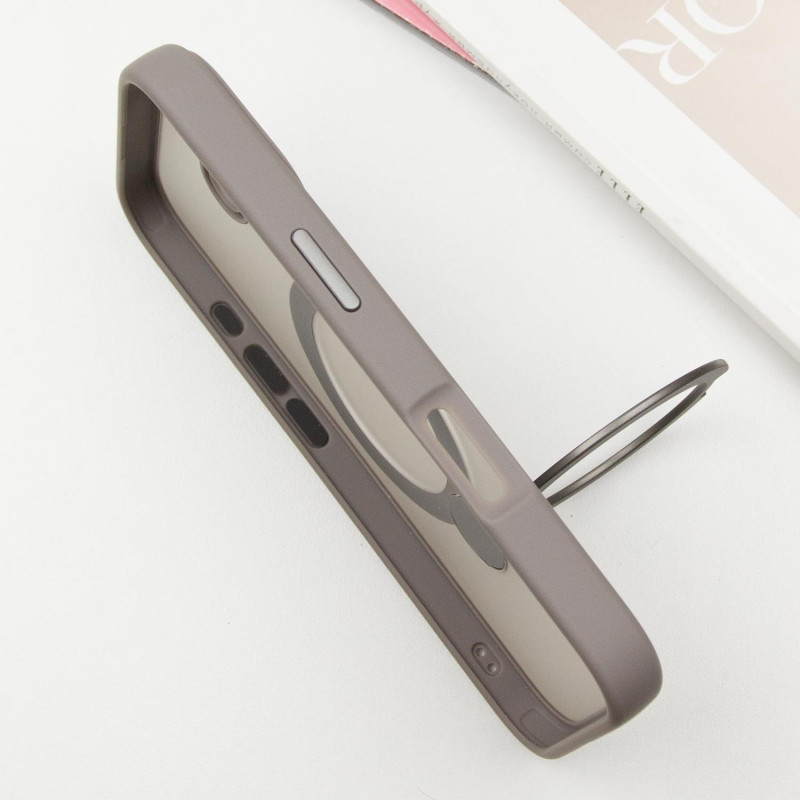 Чехол Ummi Colorful with Magnetic Safe HQ Ring для Apple iPhone 16 (6.1") (Grey) в магазине vchehle.ua