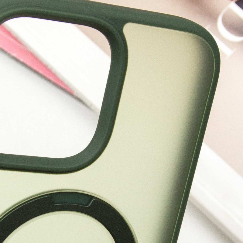 Заказать Чехол Ummi Colorful with Magnetic Safe HQ Ring для Apple iPhone 16 Pro Max (6.9") (Green) на vchehle.ua