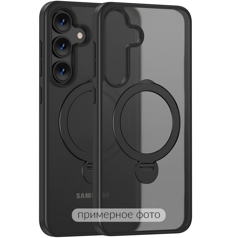 Чохол Ummi Colorful with Magnetic Safe HQ Ring на Samsung Galaxy S25 Edge (Black)