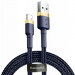 Дата кабель Baseus Cafule USB to Lightning 1.5A (2m) (CALKLF-C) (Сірий / Чорний)