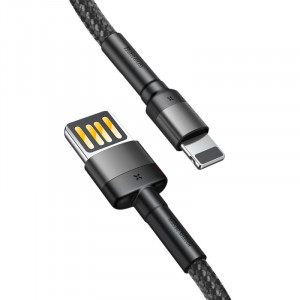 Дата кабель Baseus Cafule Lightning Cable Special Edition 2.4A (1m) (CALKLF) (CALKLF-G)