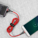 Дата кабель Baseus Cafule USB to MicroUSB Cable 2.4A (1m) (CAMKLF-B) (Красный) в магазине vchehle.ua
