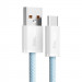 Фото Дата кабель Baseus Dynamic Series USB Type-C 100W (1m) (CALD00060) (Blue) на vchehle.ua
