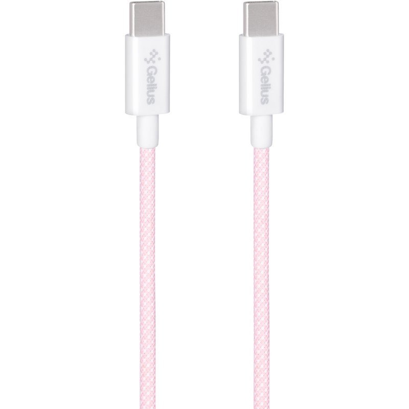 Дата кабель Gelius iCable GP-UCN010 Type-C to Type-C 60W (1.2m) (Pink)