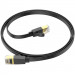 Дата кабель Hoco US07 Level Pro copper gigabit ethernet (1m) (Black) в магазині vchehle.ua