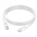Фото Дата кабель Hoco X114 Energy Type-C to Type-C 60W (1m) (White) в магазине vchehle.ua