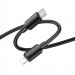 Фото Дата кабель Hoco X96 Hyper Type-C to Lightning 20W (1m) (Black) в маназині vchehle.ua