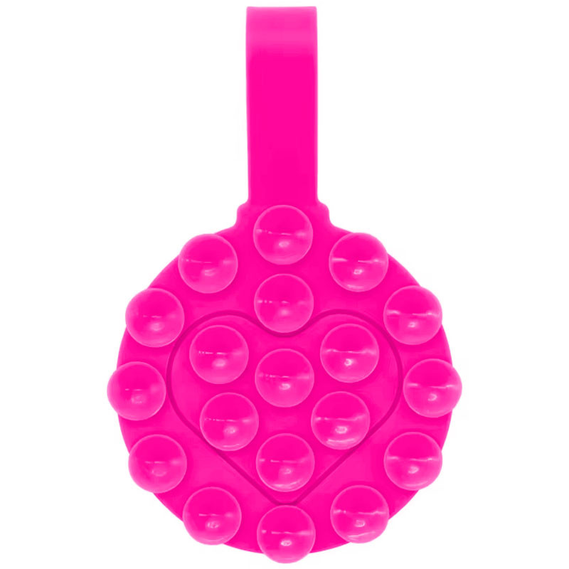 Держатель-присоска для телефона Double Side Silicone with a Strap (Barbie Pink)