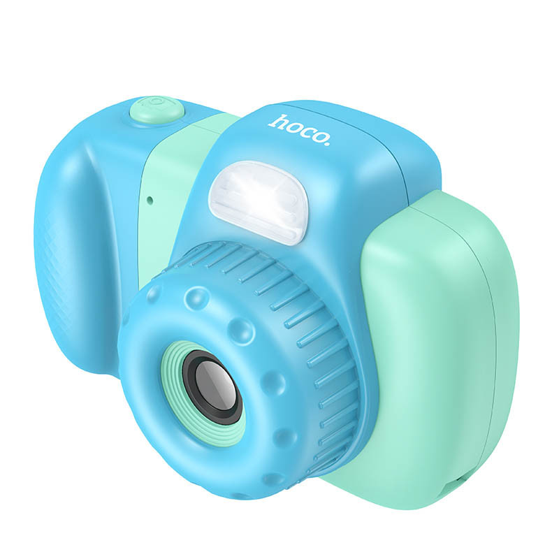 Фото Дитяча фотокамера Hoco DV201 Dual lens (Blue) на vchehle.ua