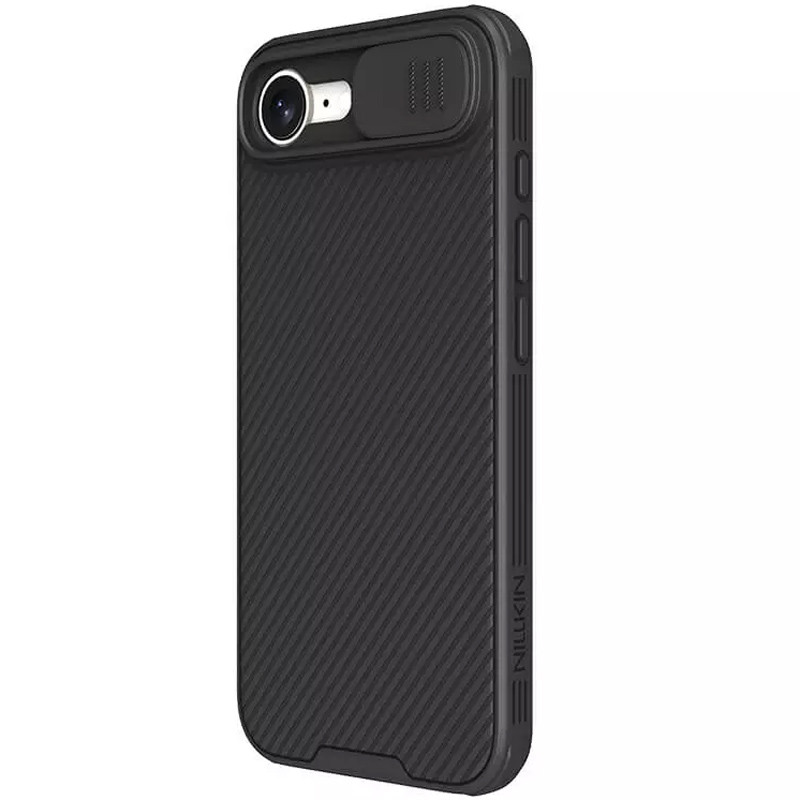 Карбоновая накладка Nillkin CamShield Pro Magnetic для Apple iPhone 16e / 17e (6.1")