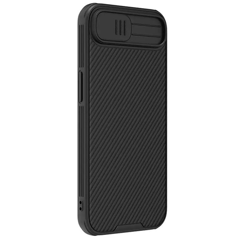 Фото Карбоновая накладка Nillkin CamShield Pro Magnetic для Apple iPhone 16e / 17e (6.1") (Black) в магазине vchehle.ua
