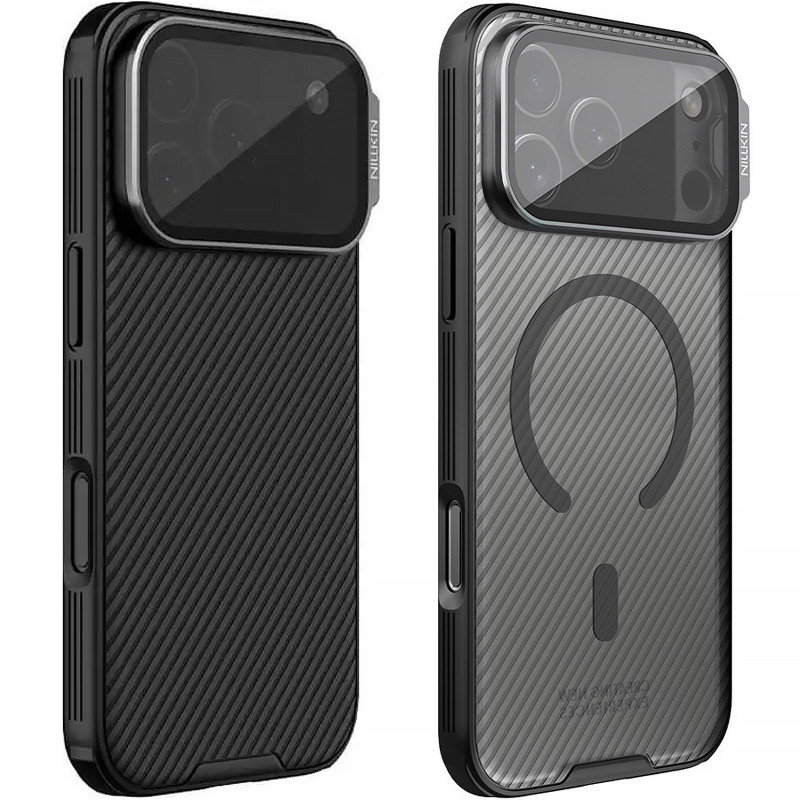 Карбоновая накладка Nillkin Camshield Prop Magnetic для Apple iPhone 17 Pro Max (6.9")