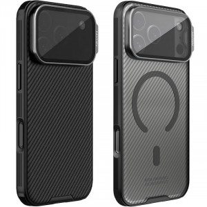 Карбоновая накладка Nillkin Camshield Prop Magnetic для Apple iPhone 17 Pro Max (6.9")