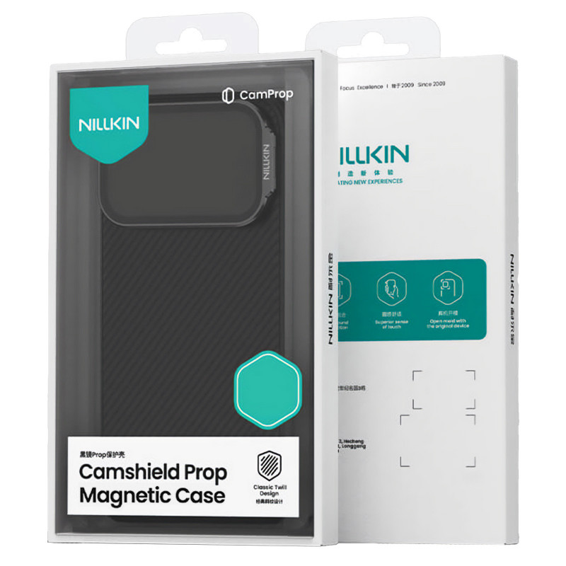 Заказать Карбоновая накладка Nillkin Camshield Prop Magnetic для Apple iPhone 17 Pro Max (6.9") (Black) на vchehle.ua