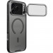 Купити Карбонова накладка Nillkin Camshield Prop Magnetic на Apple iPhone 17 Pro Max (6.9") (Transparent black) на vchehle.ua