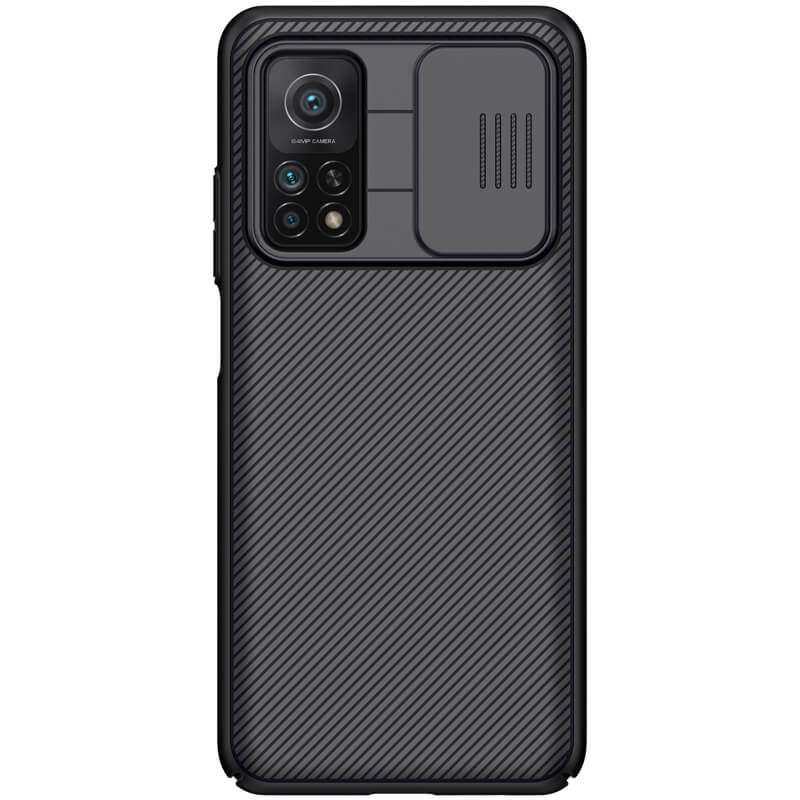 Карбоновая накладка Nillkin Camshield (шторка на камеру) для Xiaomi Mi 10T / Mi 10T Pro