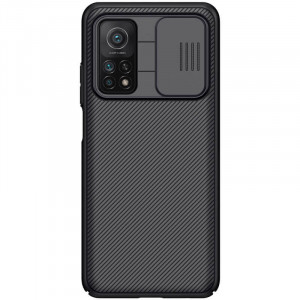 Карбонова накладка Nillkin Camshield (шторка для Xiaomi Mi 10T Pro