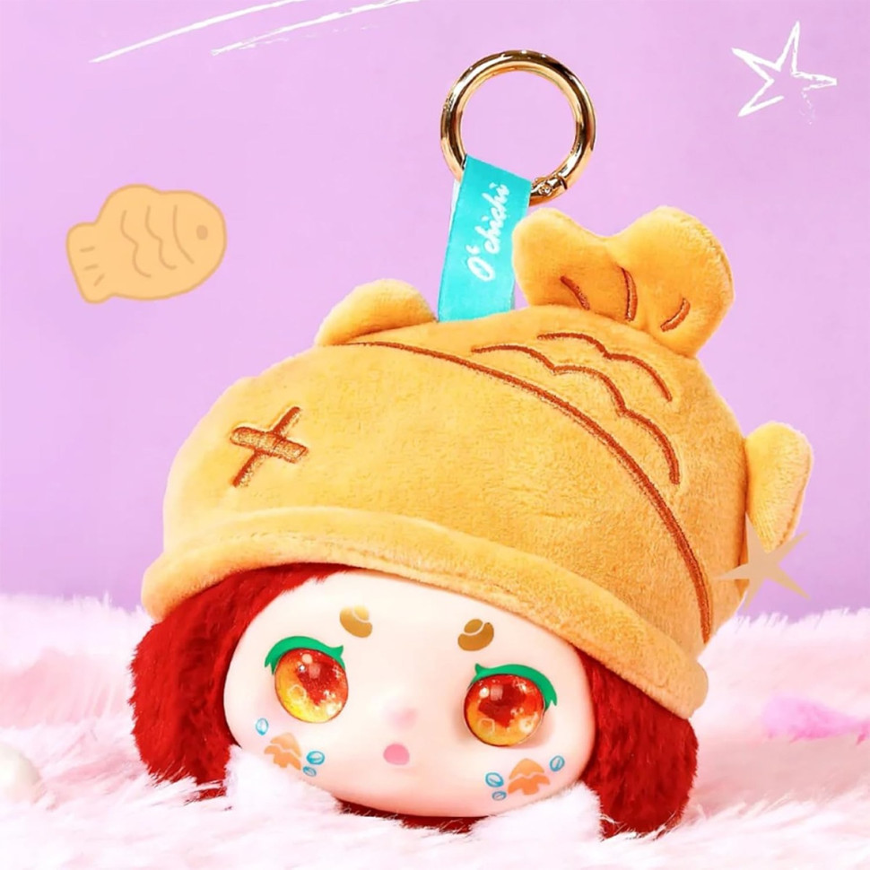 Фото Коллекционная мягкая игрушка с кольцом "Милашки в шляпках" на vchehle.ua