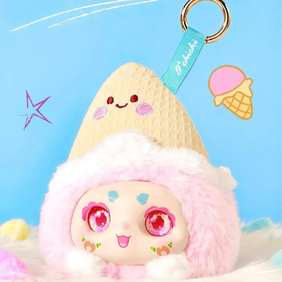 Коллекционная мягкая игрушка с кольцом "Милашки в шляпках" в магазине vchehle.ua