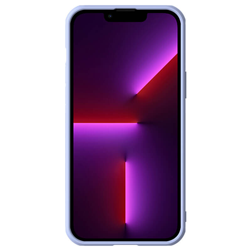 Кожаная накладка Nillkin Camshield Leather (шторка на камеру) для Apple iPhone 13 Pro (6.1") (Сиреневый / Purple) в магазине vchehle.ua
