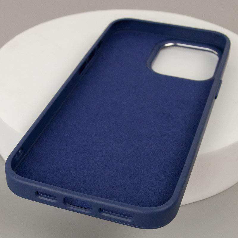 Купить Кожаный чехол Bonbon Leather Metal Style with Magnetic Safe для Apple iPhone 13 Pro Max (6.7") (Синий / Navy Blue) на vchehle.ua