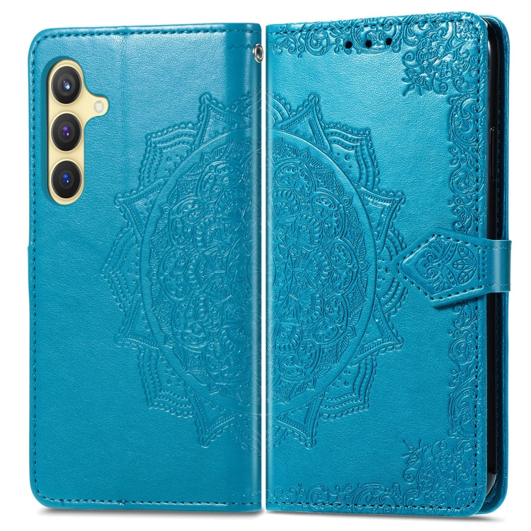Заказать Кожаный чехол-книжка Art Case с визитницей для Samsung Galaxy S25 (Синий) на vchehle.ua