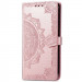 Кожаный чехол-книжка Art Case с визитницей для ZTE Blade A51 (Розовый)