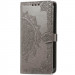 Кожаный чехол-книжка Art Case с визитницей для ZTE Blade A51 (Серый)