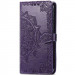 Кожаный чехол-книжка Art Case с визитницей для ZTE Blade A51 (Фиолетовый)