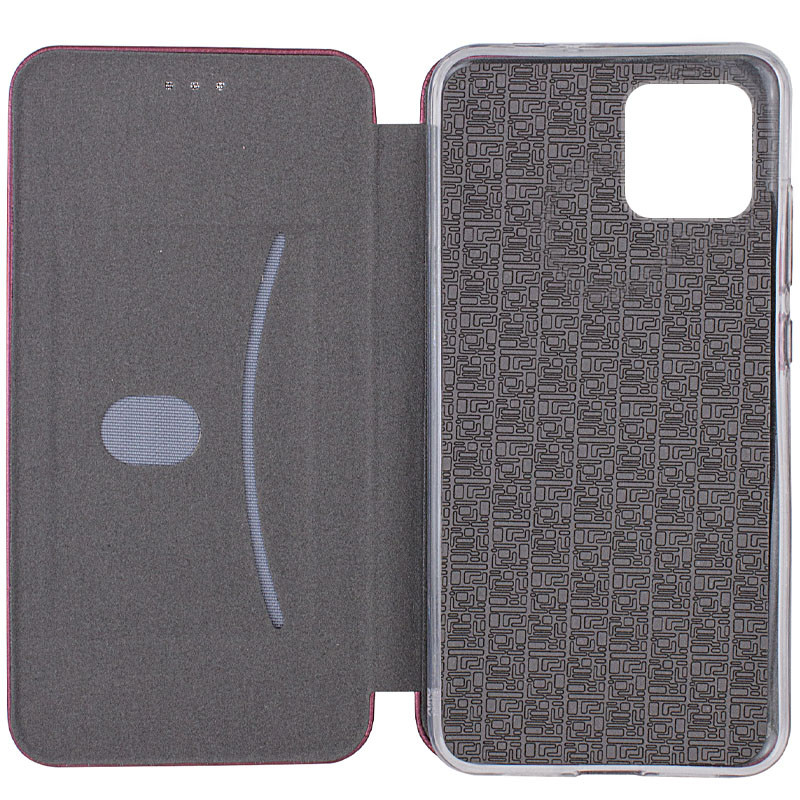 Фото Кожаный чехол-книжка Classy для Apple iPhone 13 / 14 (6.1") (Бордовый) на vchehle.ua
