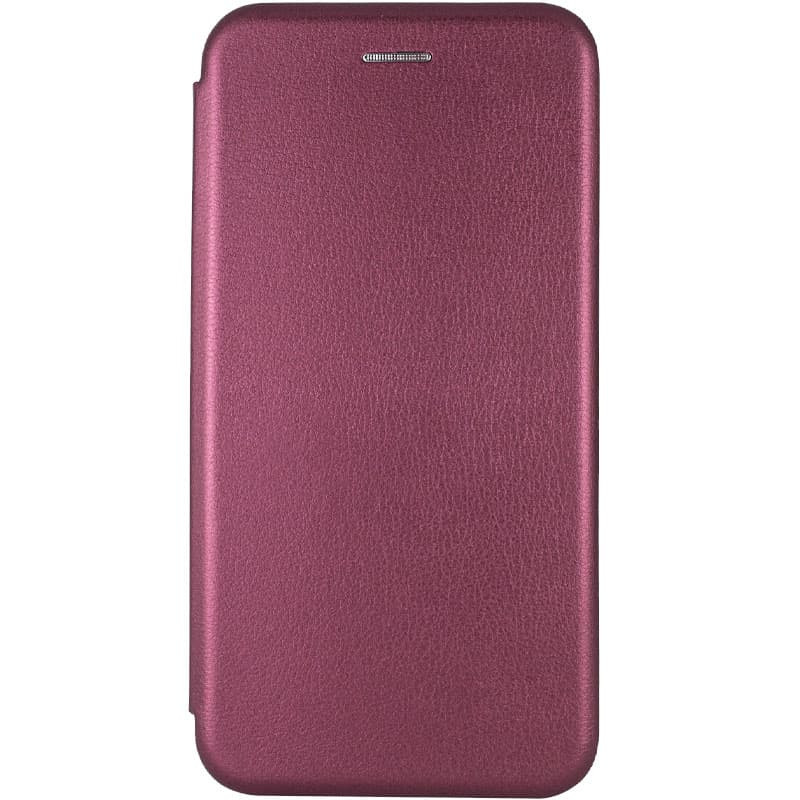 Кожаный чехол-книжка Classy для Oppo A58 4G (Бордовый)