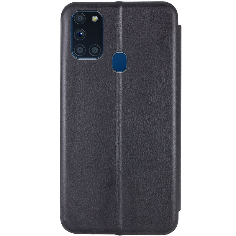 Фото Кожаный чехол-книжка Classy для Samsung Galaxy A21s (Черный) на vchehle.ua
