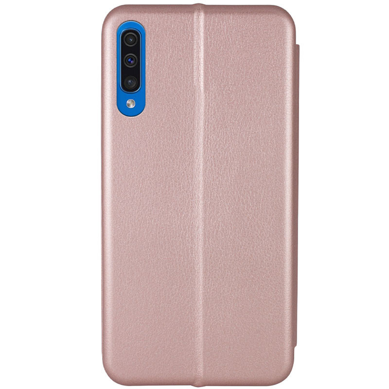 Фото Шкіряний чохол-книжка Classy на Samsung Galaxy A50 (A505F) / A50s / A30s (Rose Gold) в маназині vchehle.ua