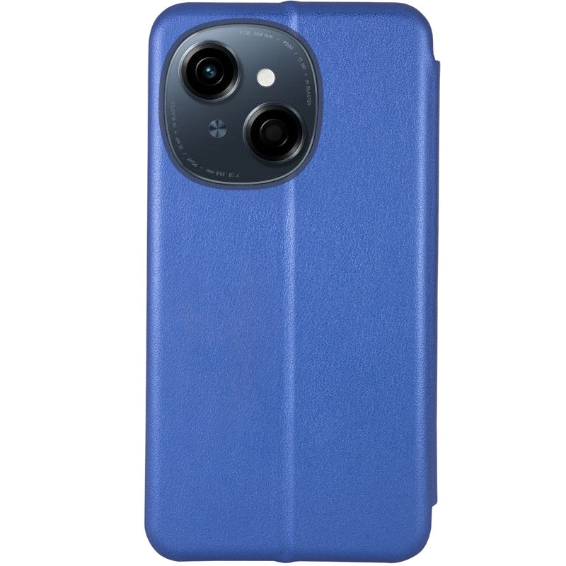 Фото Кожаный чехол-книжка Classy для TECNO Spark Go 1 (KL4) / Spark Go 2025 (Синий) на vchehle.ua