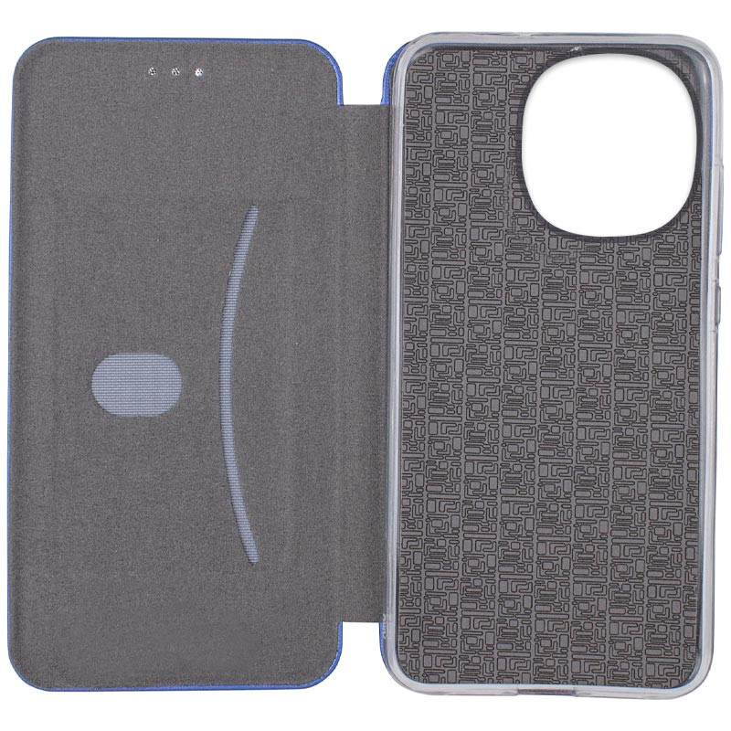Фото Кожаный чехол-книжка Classy для TECNO Spark Go 1 (KL4) / Spark Go 2025 (Синий) в магазине vchehle.ua