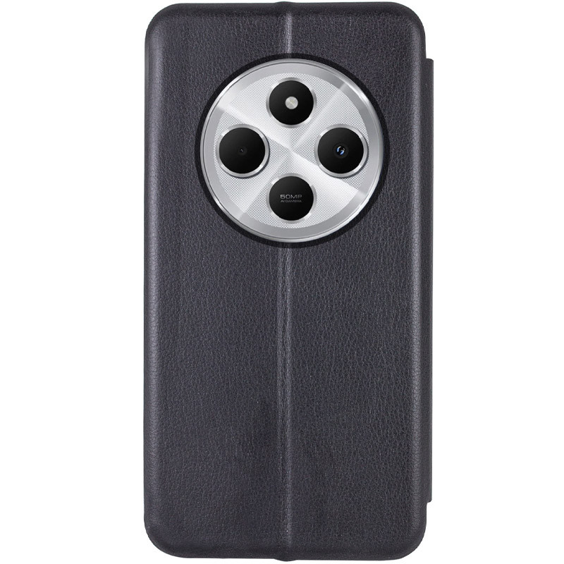 Фото Кожаный чехол-книжка Classy для Xiaomi Redmi 14C / Poco C75 (Черный) в магазине vchehle.ua