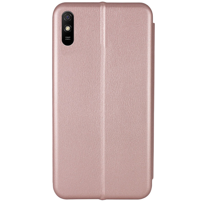 Фото Кожаный чехол-книжка Classy для Xiaomi Redmi 9A (Rose Gold) в магазине vchehle.ua