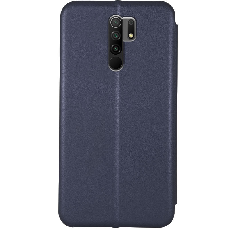 Фото Шкіряний чохол-книжка Classy на Xiaomi Redmi 9 (Темно-синій) на vchehle.ua