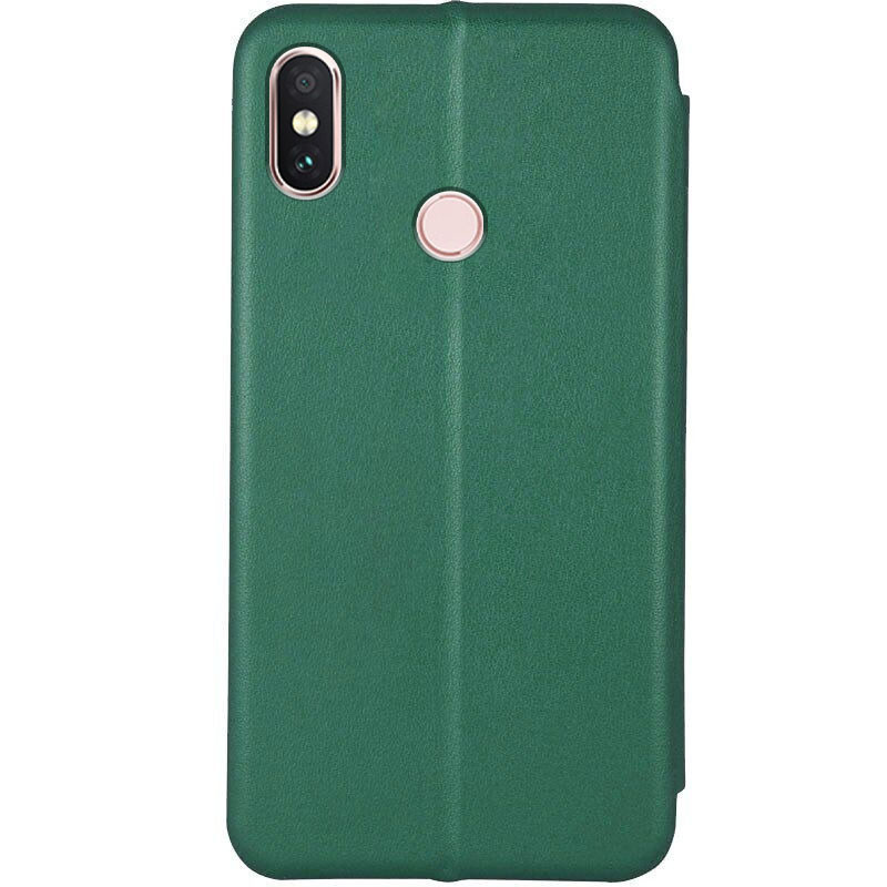 Фото Кожаный чехол-книжка Classy для Xiaomi Redmi Note 5 Pro / Note 5 (DC) (Зеленый) на vchehle.ua