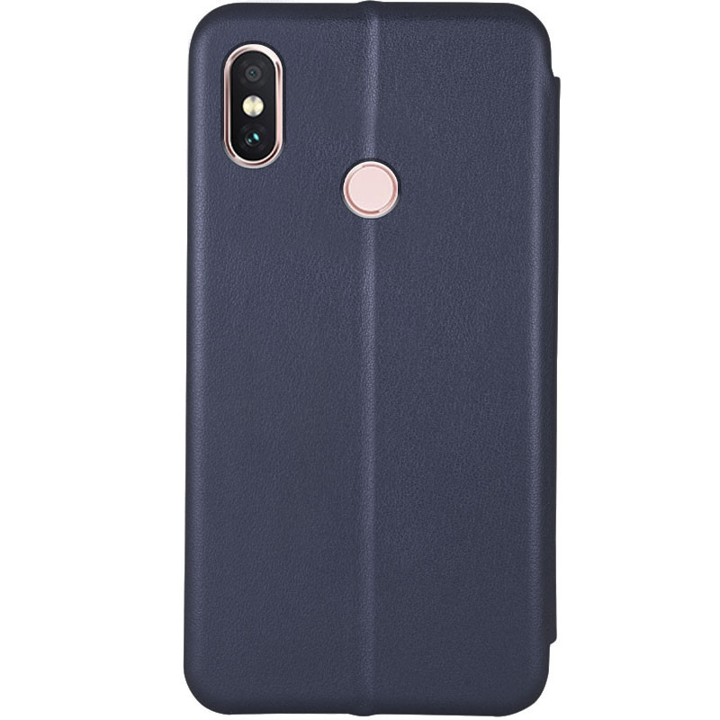 Фото Кожаный чехол-книжка Classy для Xiaomi Redmi Note 5 Pro / Note 5 (DC) (Темно-синий) на vchehle.ua