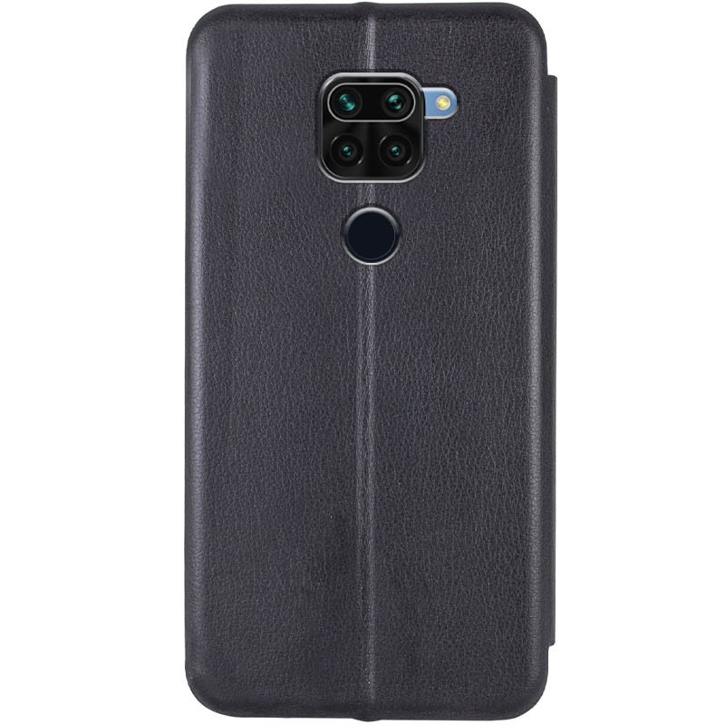 Фото Шкіряний чохол-книжка Classy на Xiaomi Redmi Note 9 / Redmi 10X (Чорний) в маназині vchehle.ua