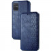 Фото Кожаный чехол-книжка GETMAN Cubic (PU) для Samsung Galaxy A51 (Синий) на vchehle.ua
