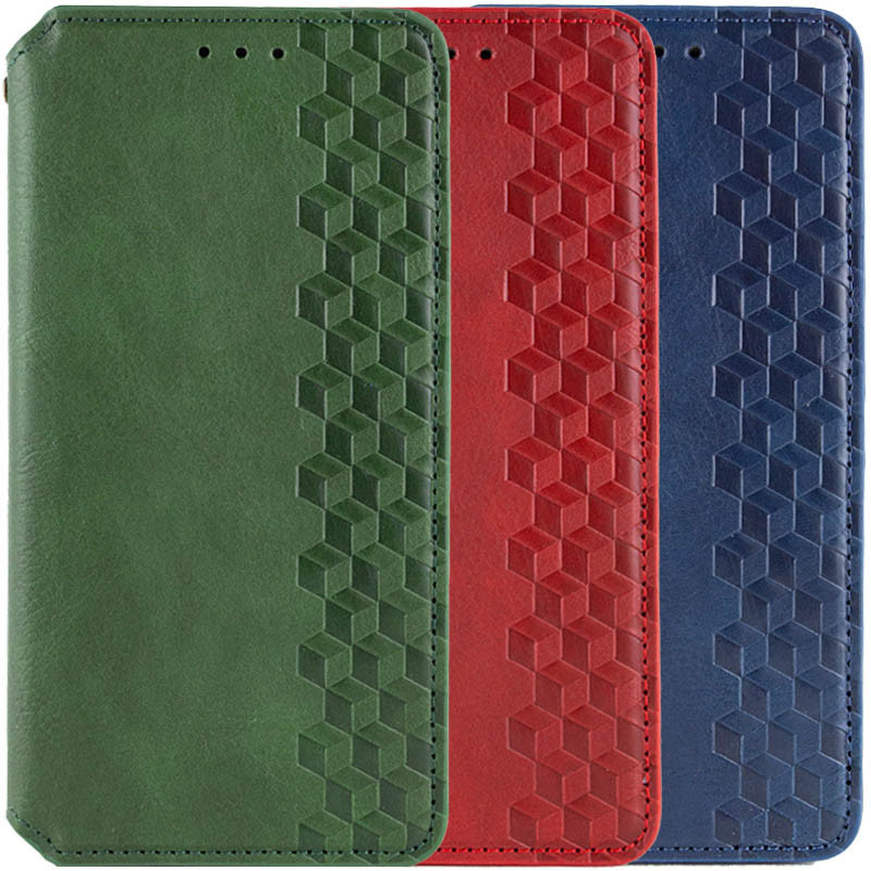 Кожаный чехол-книжка GETMAN Cubic (PU) для Samsung Galaxy S25 FE