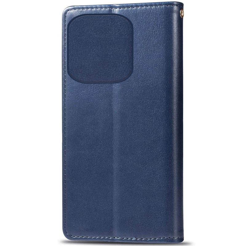 Фото Кожаный чехол-книжка GETMAN Gallant (PU) для TECNO Spark 10 (Синий) в магазине vchehle.ua