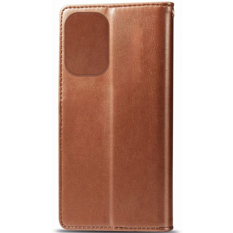 Кожаный чехол-книжка GETMAN Gallant (PU) для Xiaomi Redmi 13C / Poco C65 (Коричневый) в магазине vchehle.ua