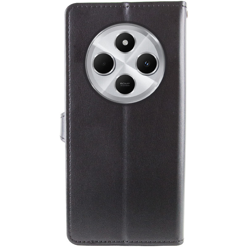 Фото Шкіряний чохол-книжка GETMAN Gallant (PU) для Xiaomi Redmi 14C / Poco C75 (Чорний) на vchehle.ua