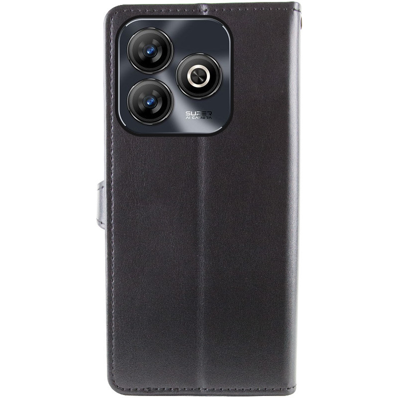 Купить Кожаный чехол-книжка GETMAN Gallant (PU) для ZTE Blade A75 4G (Черный) на vchehle.ua