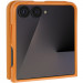 Шкіряний чохол Leather Case (AAA) на Samsung Galaxy Z Flip7 (Brown)